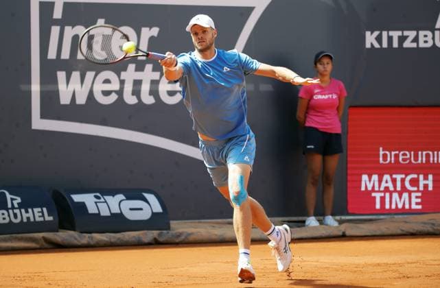 TENNIS - ATP, Tennis Herren Generali Open 2025 KITZBUEHEL,AUSTRIA,22.JUL.25 - TENNIS - ATP World Tour, Generali Open. Image shows Yannick Hanfmann (GER).  GEPAxpictures xMatthiasxHauer