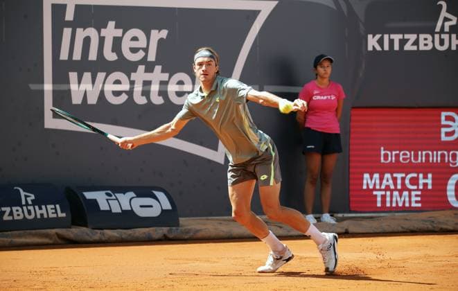 TENNIS - ATP, Tennis Herren Generali Open 2025 KITZBUEHEL,AUSTRIA,22.JUL.25 - TENNIS - ATP World Tour, Generali Open. Image shows Lukas Neumayer (AUT).  GEPAxpictures xMatthiasxHauer