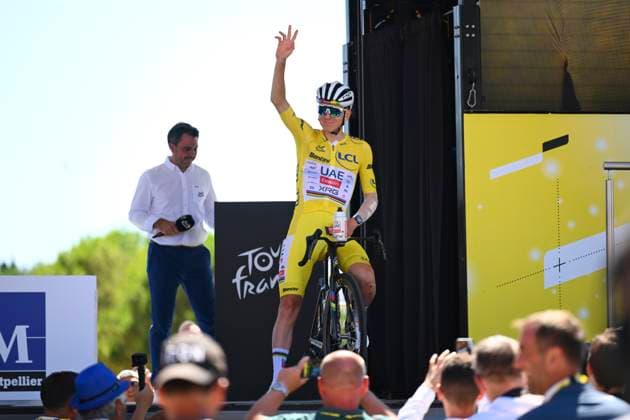 Tour de France 2025 Stage 16 MONT-VENTOUX, FRANCE - JULY 22 : Pogacar Tadej (SLO) of UAE Team Emirates during stage 16 of the 112th edition of Tour de France an UCI World Tour 2.UWT cycling road race stage for Men Elite of 172 km with start in Montpellier and finish in Mont-Ventoux on July 22, 2025 in Mont-Ventoux, France, 22 07 2025 ( Motordriver Kenny Verfaillie - Mont-Ventoux France  Copyright: xVincentxKalutx