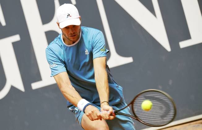 TENNIS - ATP, Tennis Herren Generali Open 2025 KITZBUEHEL,AUSTRIA,22.JUL.25 - TENNIS - ATP World Tour, Generali Open. Image shows Yannick Hanfmann (GER).  GEPAxpictures xMatthiasxHauer