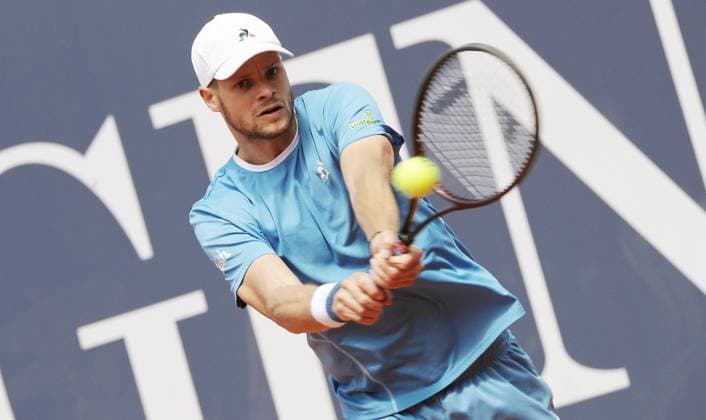 TENNIS - ATP, Tennis Herren Generali Open 2025 KITZBUEHEL,AUSTRIA,22.JUL.25 - TENNIS - ATP World Tour, Generali Open. Image shows Yannick Hanfmann (GER).  GEPAxpictures xMatthiasxHauer