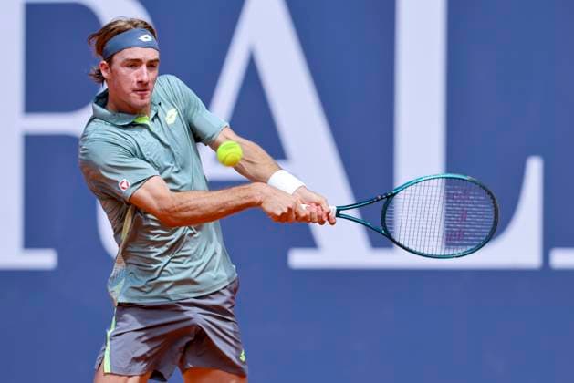 Lukas Neumayer Austria controls the ball, ATP 250 Tournament, Generali Open Kitzbuhel, Tennis stadium at Kapserfeld, July 22, 2025 in Kitzbuehel, Austria Photo by Marco Steinbrenner DeFodi Images Lukas Neumayer Austria controls the ball, ATP 250 Tournament, Generali Open Kitzbuhel, Tennis stadium at Kapserfeld, July 22, 2025 in Kitzbuehel, Austria Photo by Marco Steinbrenner DeFodi Images