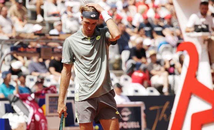 TENNIS - ATP, Tennis Herren Generali Open 2025 KITZBUEHEL,AUSTRIA,22.JUL.25 - TENNIS - ATP World Tour, Generali Open. Image shows Lukas Neumayer (AUT).  GEPAxpictures xMatthiasxHauer
