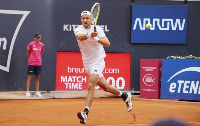 TENNIS - ATP, Tennis Herren Generali Open 2025 KITZBUEHEL,AUSTRIA,22.JUL.25 - TENNIS - ATP World Tour, Generali Open. Image shows Jan-Lennard Struff (GER).  GEPAxpictures xMatthiasxHauer