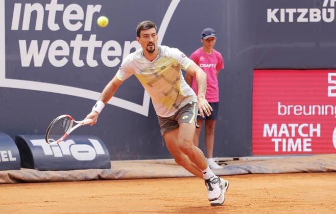 TENNIS - ATP, Tennis Herren Generali Open 2025 KITZBUEHEL,AUSTRIA,22.JUL.25 - TENNIS - ATP World Tour, Generali Open. Image shows Sebastian Ofner (AUT).  GEPAxpictures xMatthiasxHauer