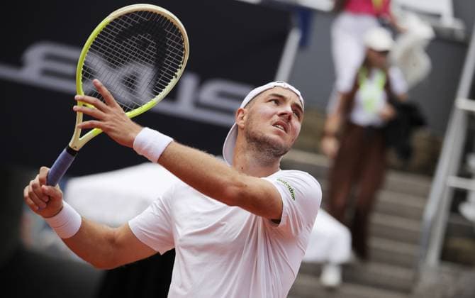 TENNIS - ATP, Tennis Herren Generali Open 2025 KITZBUEHEL,AUSTRIA,22.JUL.25 - TENNIS - ATP World Tour, Generali Open. Image shows Jan-Lennard Struff (GER).  GEPAxpictures xMatthiasxHauer