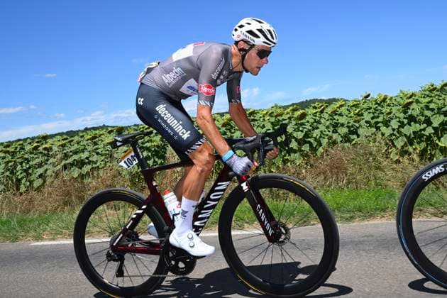 Tour de France 2025 Stage 16 MONT-VENTOUX, FRANCE - JULY 22 : Meurisse Xandro (BEL) of Alpecin - Deceuninck during stage 16 of the 112th edition of Tour de France an UCI World Tour 2.UWT cycling road race stage for Men Elite of 172 km with start in Montpellier and finish in Mont-Ventoux on July 22, 2025 in Mont-Ventoux, France, 22 07 2025 ( Motordriver Kenny Verfaillie - Mont-Ventoux France  Copyright: xVincentxKalutx