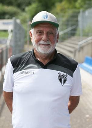 Coach Mustafa Günbele SGV Freiberg SGV Freiberg Porträttermin 2025 2026 Freiberg, GER, 20 07 2025 ,Soccer Reginalliga Südwest 2025 2026