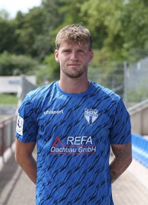 Tim Schmidt SGV Freiberg SGV Freiberg Porträttermin 2025 2026 Freiberg, GER, 20 07 2025 ,Soccer Reginalliga Südwest 2025 2026
