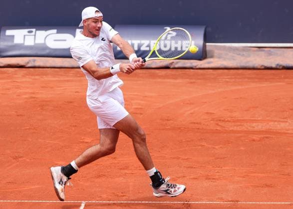 Jan Lennard Struff GER , Men Singles, Men s Singles Tennis Generali Open Kitzbuehel 2025 ATP 250 Kitzbuehler Tennis Club Kitzbuehel Tirol Austria 22 July 2025 Copyright: xJuergenxHasenkopfx