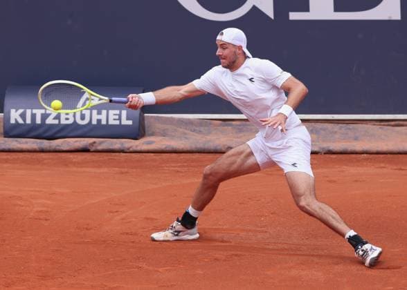 Jan Lennard Struff GER , Men Singles, Men s Singles Tennis Generali Open Kitzbuehel 2025 ATP 250 Kitzbuehler Tennis Club Kitzbuehel Tirol Austria 22 July 2025 Copyright: xJuergenxHasenkopfx