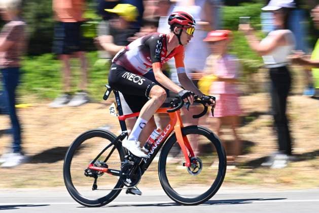 Tour de France 2025 Stage 16 MONT-VENTOUX, FRANCE - JULY 22 : Arensman Thymen (NED) of INEOS Grenadiers during stage 16 of the 112th edition of Tour de France an UCI World Tour 2.UWT cycling road race stage for Men Elite of 172 km with start in Montpellier and finish in Mont-Ventoux on July 22, 2025 in Mont-Ventoux, France, 22 07 2025 ( Motordriver Kenny Verfaillie - Mont-Ventoux France  Copyright: xVincentxKalutx
