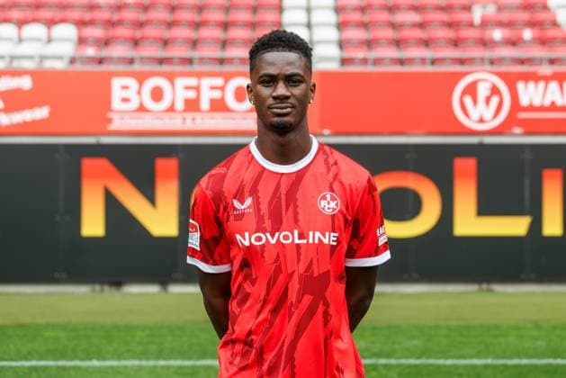 Maxwell Gyamfi 1 FC Kaiserslautern , 1 FC Kaiserslautern, player portraits, Football, 2 Bundesliga, Season 2025 2026, 22 07 2025 1 FC Kaiserslautern, player portraits, Football, 2 Bundesliga, Season 2025 2026, 22 07 2025 Kaiserslautern Copyright: xEibner-Pressefoto AlexanderxNeisx EP_ANS