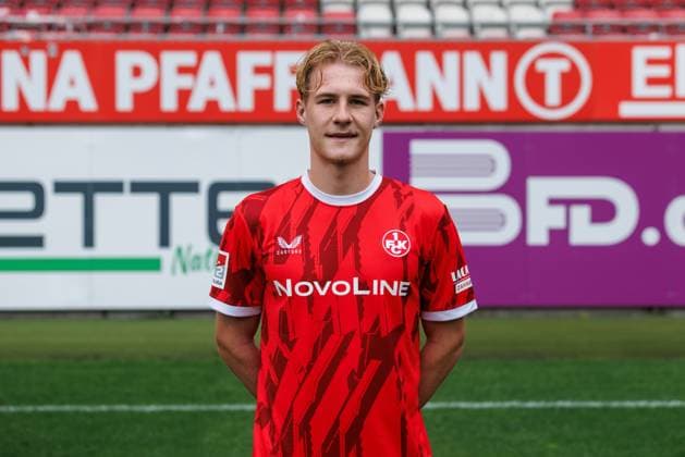 Mika Haas 1 FC Kaiserslautern , 1 FC Kaiserslautern, player portraits, Football, 2 Bundesliga, Season 2025 2026, 22 07 2025 1 FC Kaiserslautern, player portraits, Football, 2 Bundesliga, Season 2025 2026, 22 07 2025 Kaiserslautern Copyright: xEibner-Pressefoto AlexanderxNeisx EP_ANS