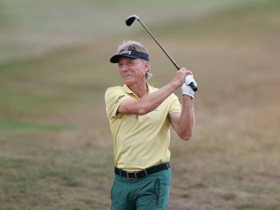 . - ISPS HANDA Senior Open 2025, Pro Am, Sunningdale Golf Club, Sunningdale, England. - 22nd July 2025. (C) Daniel Weir Crystal Pix Bernhard Langer of Germany. - ISPS HANDA Senior Open 2025, Pro Am, Sunningdale Golf Club, Sunningdale, England. - 22nd July 2025. (C) Daniel Weir Crystal Pix Sunningdale Sunningdale Golf Course United Kingdom Copyright: xDanielxWeirx CP_Senior_Open_2025_Pro_Am_11