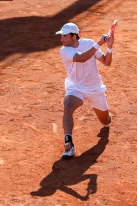 Umag, Croatia, 220725. 35th Plava Laguna Croatia Open Umag. Tennis match between Francesco Passaro and Camilo Ugo Carabelli. In the photo: Francesco Passaro. Photo: Goran Sebelic CROPIX Copyright: xxGoranxSebelicx passaro_carabelli01-220725
