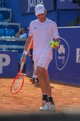 Umag, Croatia, 220725. 35th Plava Laguna Croatia Open Umag. Tennis match between Francesco Passaro and Camilo Ugo Carabelli. In the photo: Francesco Passaro. Photo: Goran Sebelic CROPIX Copyright: xxGoranxSebelicx passaro_carabelli03-220725