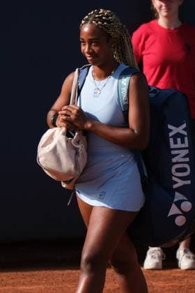Player A in action against Player B during the 36th Palermo Ladies Open at Country Time Club during 36Â° Palermo Ladies Open, International Tennis match in Palermo, Italy, July 22 2025  Copyright: xFedericoxSerra IPAxSportx xipa-agency.netx xx IPA_60752716 IPA_Agency_IPA60752716
