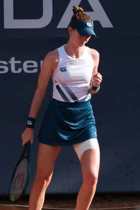 Simona Waltert in action against Miriam Bulgaru during the 36th Palermo Ladies Open at Country Time Club during 36Â° Palermo Ladies Open, International Tennis match in Palermo, Italy, July 22 2025  Copyright: xFedericoxSerra IPAxSportx xipa-agency.netx xx IPA_60753554 IPA_Agency_IPA60753554