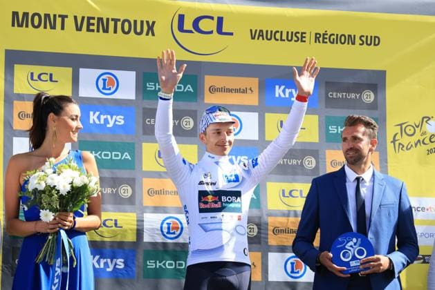 Tour de France - UCI Cycling Race 2025 Pierre Teyssot MAXPPP ; Tour de France - UCI Cycling Race 2025 in Mont Ventoux, France on July 22, 2025. Valentin Paret-Peintre (FRA) SOQ wins the stage Montpellier - Mont Ventoux after 171.5 km. Florian Lipowitz (GER) Pierre Teyssot Maxppp Mont Ventoux Vaucluse France  Copyright: xMAXPPPxPierrexTeyssotx TEP62705 TEP62705