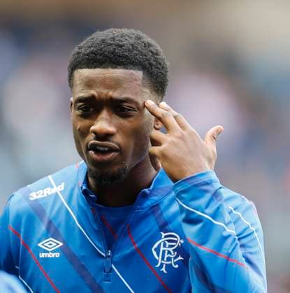 Rangers v Panathinaikos F.C. UEFA Champions League Emmanuel Fernandez of Rangers warms up during the UEFA Champions League Second Qualifying Round First Leg match at Ibrox Stadium, Glasgow UK Newspapers OUT Copyright: xFredxPalmerx FIL-21991-0029