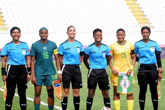 CASABLANCA, MOROCCO - JULY 20: Nigeria and South Africa during the 2025 Women s Africa Cup of Nations (WAFCON) Semi Finals match between Nigeria and South Africa at Stade Larbi Zaouli on July 20, 2025 in Casablanca, Morocco. Photo by Mansa Ayoola Copyright: xx
