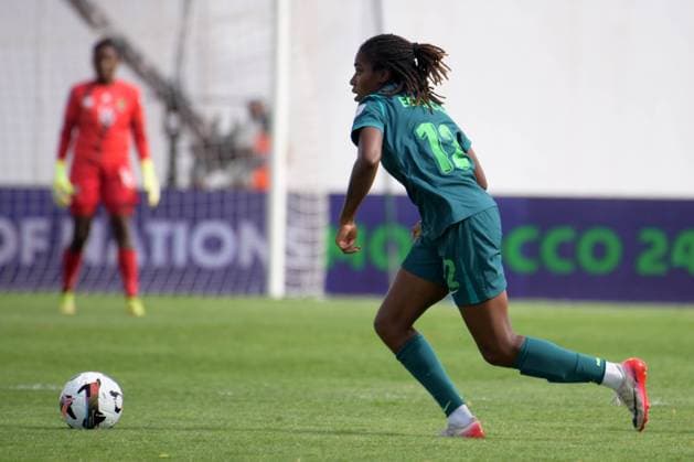 CASABLANCA, MOROCCO - JULY 20: Onyi Echegini of Nigeria during the 2025 Women s Africa Cup of Nations (WAFCON) Semi Finals match between Nigeria and South Africa at Stade Larbi Zaouli on July 20, 2025 in Casablanca, Morocco. Photo by Mansa Ayoola Copyright: xx