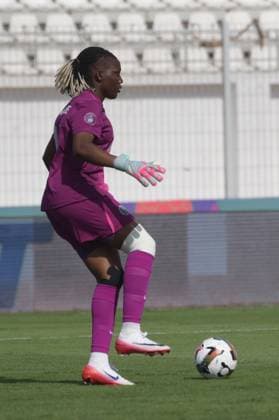 CASABLANCA, MOROCCO - JULY 20: Chiamaka Nnadozie of Nigeria during the 2025 Women s Africa Cup of Nations (WAFCON) Semi Finals match between Nigeria and South Africa at Stade Larbi Zaouli on July 20, 2025 in Casablanca, Morocco. Photo by Mansa Ayoola Copyright: xx