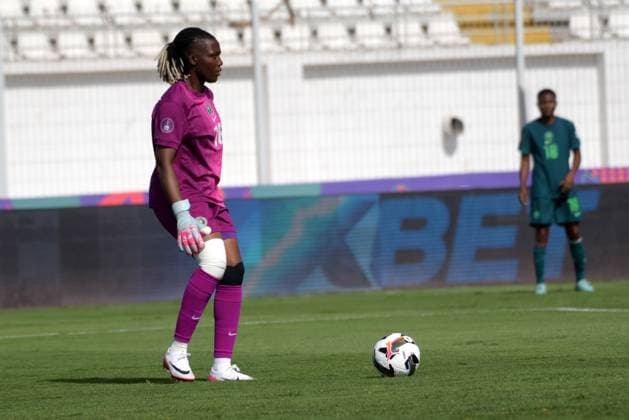 CASABLANCA, MOROCCO - JULY 20: Chiamaka Nnadozie of Nigeria during the 2025 Women s Africa Cup of Nations (WAFCON) Semi Finals match between Nigeria and South Africa at Stade Larbi Zaouli on July 20, 2025 in Casablanca, Morocco. Photo by Mansa Ayoola Copyright: xx