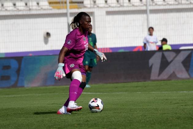 CASABLANCA, MOROCCO - JULY 20: Chiamaka Nnadozie of Nigeria during the 2025 Women s Africa Cup of Nations (WAFCON) Semi Finals match between Nigeria and South Africa at Stade Larbi Zaouli on July 20, 2025 in Casablanca, Morocco. Photo by Mansa Ayoola Copyright: xx