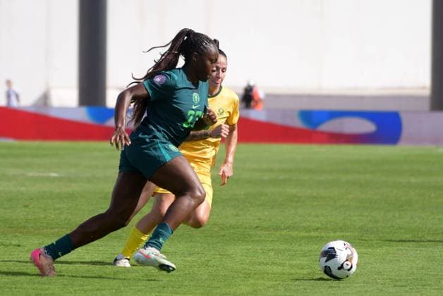 CASABLANCA, MOROCCO - JULY 20: Michelle Alozie of Nigeria during the 2025 Women s Africa Cup of Nations (WAFCON) Semi Finals match between Nigeria and South Africa at Stade Larbi Zaouli on July 20, 2025 in Casablanca, Morocco. Photo by Mansa Ayoola Copyright: xx