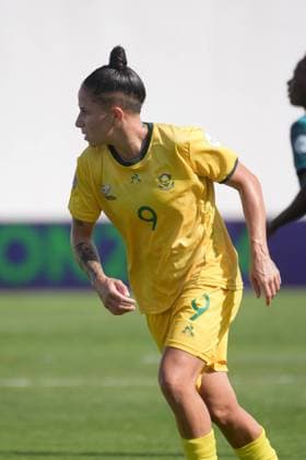 CASABLANCA, MOROCCO - JULY 20: Gabriela Salgado of South Africa during the 2025 Women s Africa Cup of Nations (WAFCON) Semi Finals match between Nigeria and South Africa at Stade Larbi Zaouli on July 20, 2025 in Casablanca, Morocco. Photo by Mansa Ayoola Copyright: xx