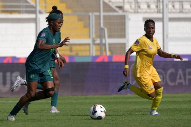 CASABLANCA, MOROCCO - JULY 20: Rasheedat Ajibade of Nigeria during the 2025 Women s Africa Cup of Nations (WAFCON) Semi Finals match between Nigeria and South Africa at Stade Larbi Zaouli on July 20, 2025 in Casablanca, Morocco. Photo by Mansa Ayoola Copyright: xx