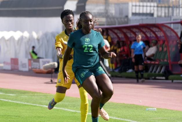 CASABLANCA, MOROCCO - JULY 20: Michelle Alozie of Nigeria during the 2025 Women s Africa Cup of Nations (WAFCON) Semi Finals match between Nigeria and South Africa at Stade Larbi Zaouli on July 20, 2025 in Casablanca, Morocco. Photo by Mansa Ayoola Copyright: xx