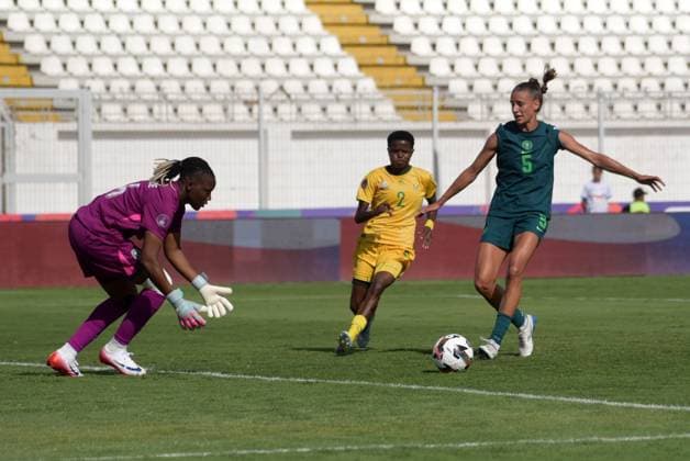 CASABLANCA, MOROCCO - JULY 20: Ashleigh Plumptre of Nigeria during the 2025 Women s Africa Cup of Nations (WAFCON) Semi Finals match between Nigeria and South Africa at Stade Larbi Zaouli on July 20, 2025 in Casablanca, Morocco. Photo by Mansa Ayoola Copyright: xx