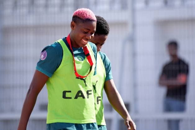 CASABLANCA, MOROCCO - JULY 20: Asisat Oshoala of Nigeria during the 2025 Women s Africa Cup of Nations (WAFCON) Semi Finals match between Nigeria and South Africa at Stade Larbi Zaouli on July 20, 2025 in Casablanca, Morocco. Photo by Mansa Ayoola Copyright: xx
