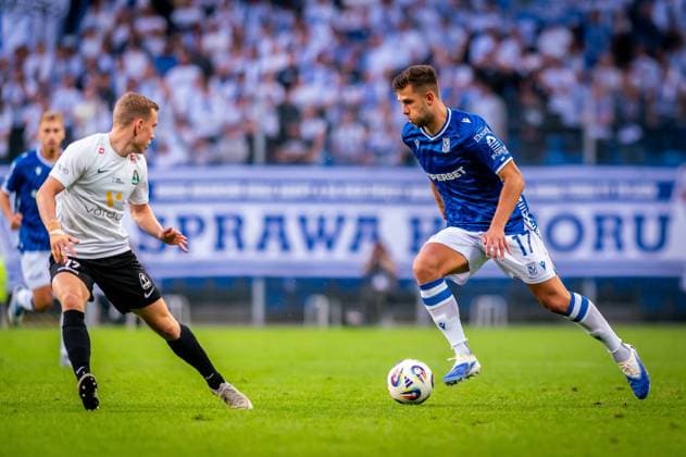 2025.07.22 Poznan pilka nozna - runda kwalifikacjyjna Liga Mistrzow N z Filip Szymczak Foto Gleb Soboliev PressFocus 2025.07.22 Poznan football - qualification round UEFA Champions League Lech Poznan - Breidablik Kopavogur Filip Szymczak Credit: Gleb Soboliev PressFocus NEWSPIX.PL --- newspix.pl 