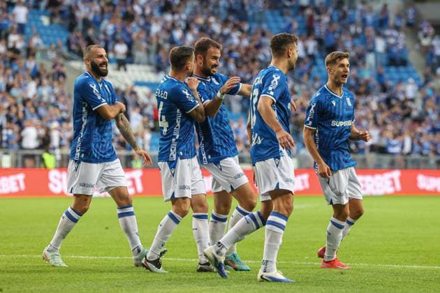 2025.07.22 Poznan Pilka nozna Liga Mistrzow kwalifikacje II runda sezon 2025 2026 Lech Poznan - Breidablik N z Antonio Milic gol radosc bramka Mikael Ishak Filip Jagiello Filip Szymczak Leo Bengtsson Foto Pawel Jaskolka PressFocus 2025.07.22 Poznan Football UEFA Champions League Second qualifying round season 2025 2026 Lech Poznan - Breidablik Credit: Pawel Jaskolka PressFocus NEWSPIX.PL --- newspix.pl 