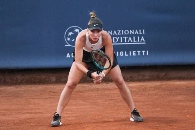 TENNIS - Internazionali di Tennis - 36° Palermo Ladies Open Oksana Selekhmeteva in action against Giorgia Pedone during the 36th Palermo Ladies Open at Country Time Club during 36Â° Palermo Ladies Open, International Tennis match in Palermo, Italy, July 22 2025 Palermo Italy  Copyright: xIPAxSport ABACAx