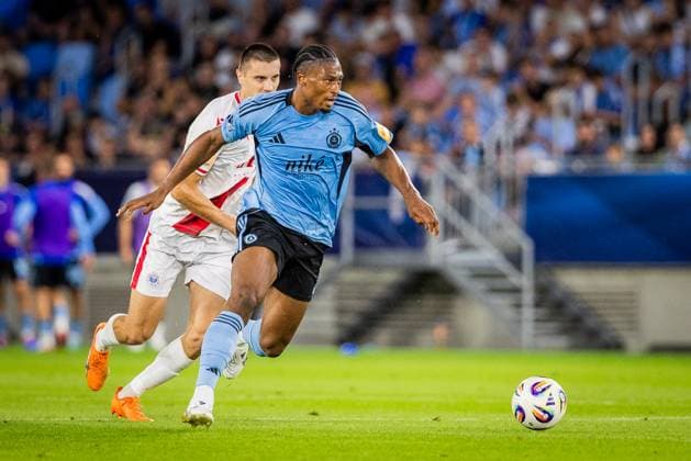 SLOVAN BRATISLAVA - ZRINJSKI MOSTAR Rahim Ibrahim of Slovan during second qualifying round of UEFA Champions League football match between SK Slovan Bratislava and HSK Zrinjski Mostar. Bratislava, Slovakia, July 22, 2025. Copyright: xx 080A6464