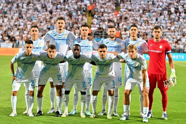 Rijeka, Croatia, July 22th 2025: Team Rijeka before the UEFA Champions League, Second qualifying round, 1st leg, match between Rijeka (Croatia) and Ludogorets (Bulgaria) at Stadium Rujevica, Rijeka, Croatia. (Igor Kupljenik SPP) Copyright: xIgorxKupljenikx xSPPx SPP_1027377