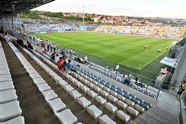 Rijeka, Croatia, July 22th 2025: Stadium Rujevica before the UEFA Champions League, Second qualifying round, 1st leg, match between Rijeka (Croatia) and Ludogorets (Bulgaria) at Stadium Rujevica, Rijeka, Croatia. (Igor Kupljenik SPP) Copyright: xIgorxKupljenikx xSPPx SPP_1027380