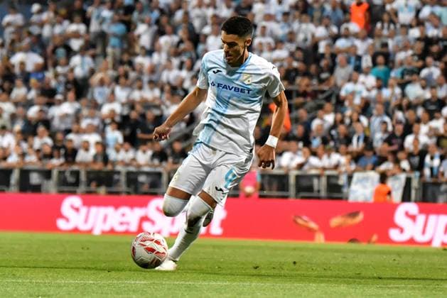 Rijeka, Croatia, July 22th 2025: Niko Jankovic of Rijeka in action during the UEFA Champions League, Second qualifying round, 1st leg, match between Rijeka (Croatia) and Ludogorets (Bulgaria) at Stadium Rujevica, Rijeka, Croatia. (Natasa Kupljenik SPP) Copyright: xNatasaxKupljenikx xSPPx SPP_1027395