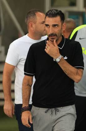 22.07.2025 Skopje KF Shkendija Tetovo-FCSB champion s league qualifiers second leg men s football Elias Charalambous FCSB coach :
