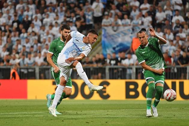 Rijeka, Croatia, 220725. Rujevica Stadium. Football match, 2nd round of UEFA Champions League qualifying, HNK Rijeka - PFC Ludogorets. In the photo: Dejan Petrovic. Photo: Damir Skomrlj CROPIX Copyright: xxDamirxSkomrljx rijeka_ludogorets12-220725