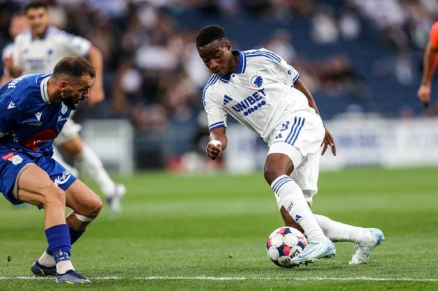 FC Copenhagen v FC Drita, UEFA Champions League qualification football, Copenhagen, Denmark Copenhagen, Denmark. 22nd, July 2025. Youssoufa Moukoko (9) of FC Copenhagen seen during the UEFA Champions League qualification match between FC Copenhagen and FC Drita at Parken in Copenhagen. Denmark, Copenhagen  Copyright: xGonzalesxPhoto RunexMathiesenx