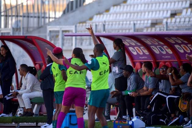 CASABLANCA, MOROCCO - JULY 22: Nigeria during the 2025 Women s Africa Cup of Nations (WAFCON) Semi Finals match between Nigeria and South Africa at Stade Larbi Zaouli on July 22, 2025 in Casablanca, Morocco. Photo by Mansa Ayoola Copyright: xx