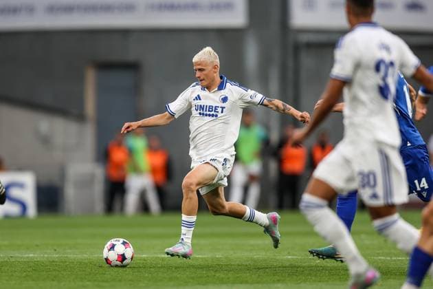 FC Copenhagen v FC Drita, UEFA Champions League qualification football, Copenhagen, Denmark Copenhagen, Denmark. 22nd, July 2025. Magnus Mattsson (8) of FC Copenhagen seen during the UEFA Champions League qualification match between FC Copenhagen and FC Drita at Parken in Copenhagen. Denmark, Copenhagen  Copyright: xGonzalesxPhoto RunexMathiesenx