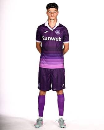 RSC Anderlecht Media Activities 22 07 2025 NEERPEDE, BELGIUM - JULY 22 : Degreef Tristan midfielder of RSC Anderlecht pictured during a photoshoot during the RSC Anderlecht mediaday ahead of the Jupiler Pro League 2025-2026 season on July 22, 2025 in Neerpede, Belgium, 22 07 2025  Copyright: xTomasxSiskx