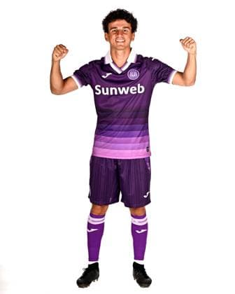 RSC Anderlecht Media Activities 22 07 2025 NEERPEDE, BELGIUM - JULY 22 : Leoni Theo midfielder of RSC Anderlecht pictured during a photoshoot during the RSC Anderlecht mediaday ahead of the Jupiler Pro League 2025-2026 season on July 22, 2025 in Neerpede, Belgium, 22 07 2025  Copyright: xTomasxSiskx